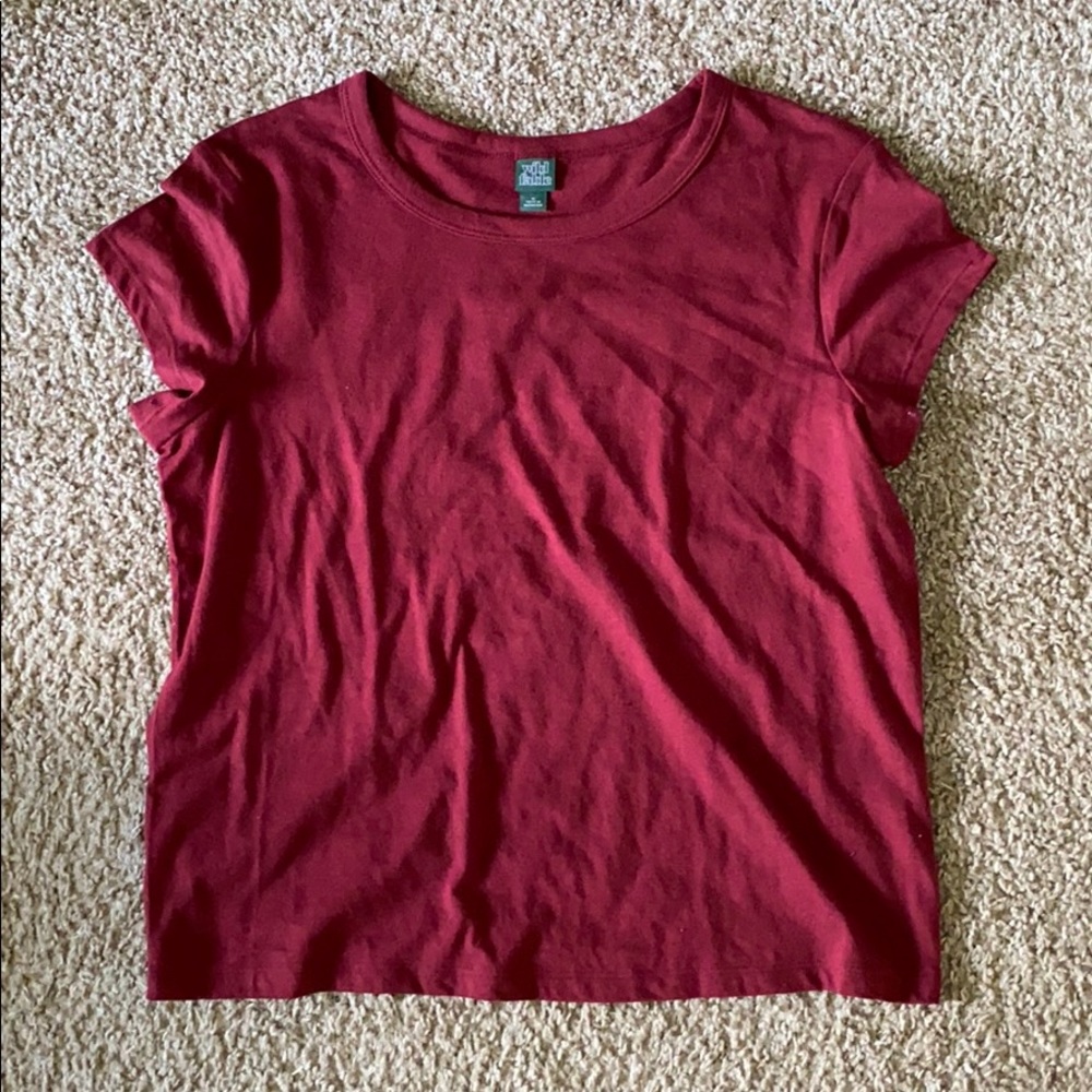 Maroon tee